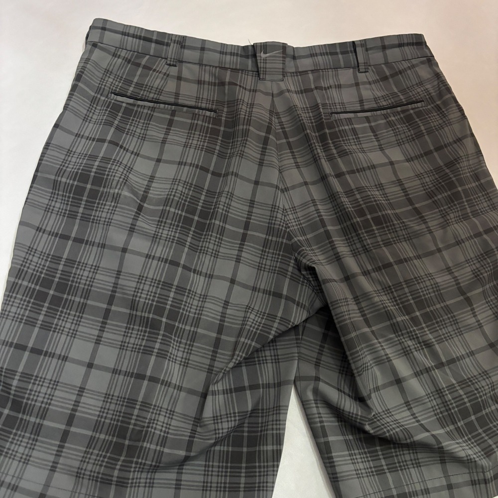 Nike Golf Shorts Mens 36 Grey Plaid Dri-FIT Tour Performance 509182-010 - Picture 7 of 14